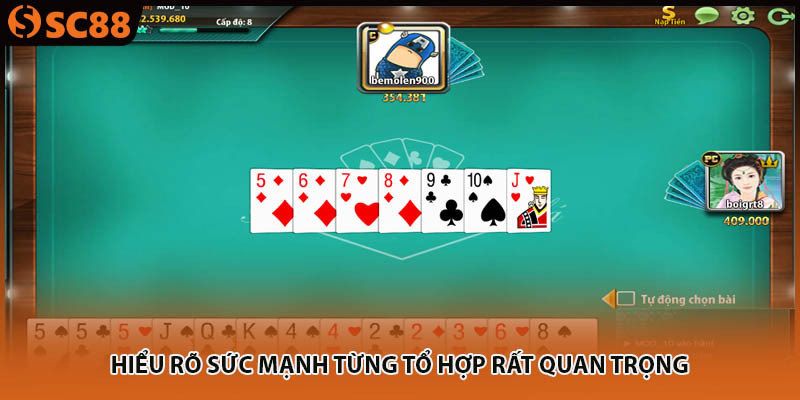 Hiểu rõ sức mạnh từng tổ hợp rất quan trọng