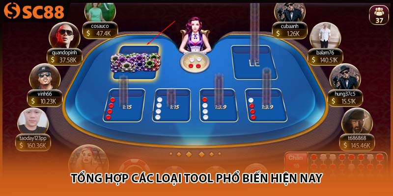 Tổng hợp các loại tool phổ biến hiện nay